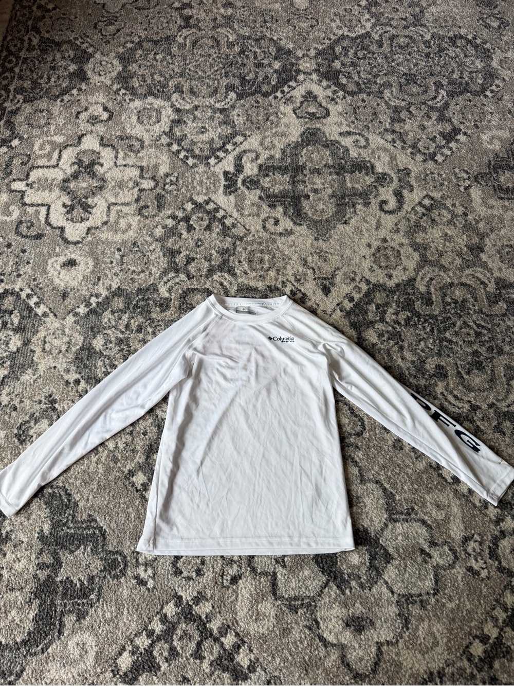 Columbia Kids White Short-Sleeve Performance Shirt